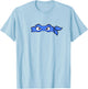 Teenage Mutant Ninja Turtles Vintage Leonardo Ninja Mask T-Shirt - T-Shirt | Light Blue