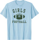 Friends Girls Shirt Football 15 Green T-Shirt - T-Shirt | Light Blue