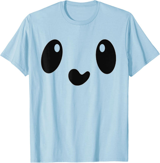 Cute Ghost Face Shirts For Girls, Funny Halloween Costume T-Shirt - T-Shirt | Light Blue
