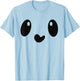 Cute Ghost Face Shirts For Girls, Funny Halloween Costume T-Shirt - T-Shirt | Light Blue