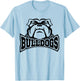 Bulldogs Teacher Student School Sports Fan Team Spirit T-Shirt - T-Shirt | Light Blue