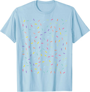 Ice Cream Sprinkles Matching Halloween DIY Costume Donut Women Kids T-Shirt - T-Shirt | Light Blue