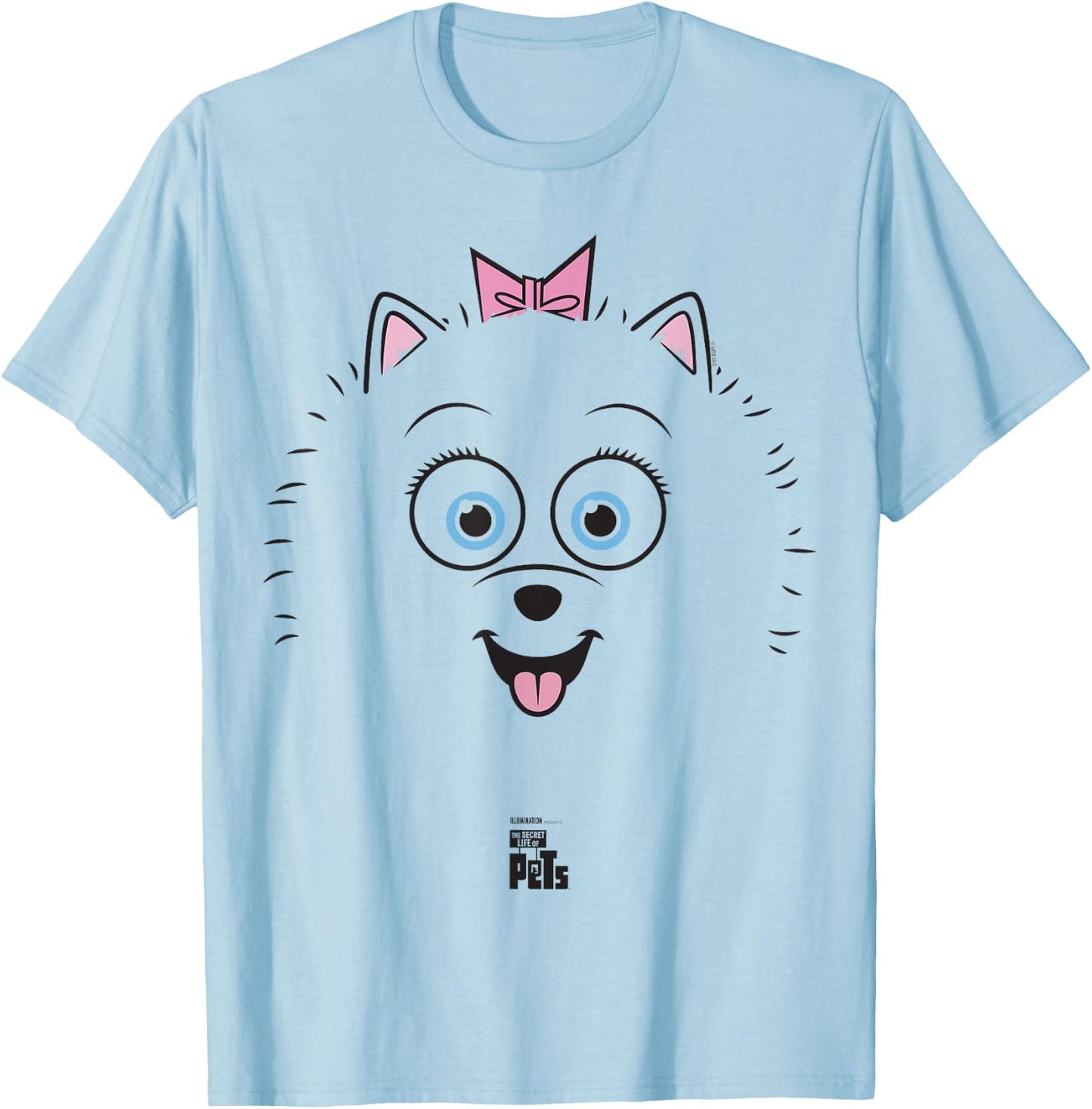 The Secret Life of Pets Gidget Big Face T-Shirt - T-Shirt | Light Blue