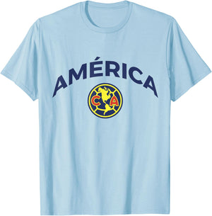 Club America - Score Big with Our Exclusive Collection T-Shirt - T-Shirt | Light Blue