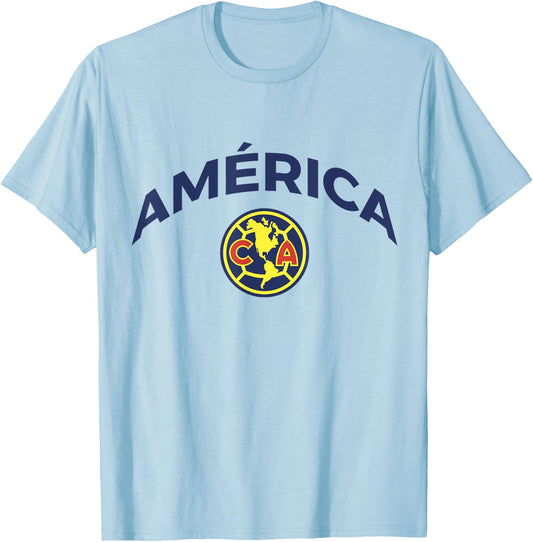 Club America - Score Big with Our Exclusive Collection T-Shirt - T-Shirt | Light Blue