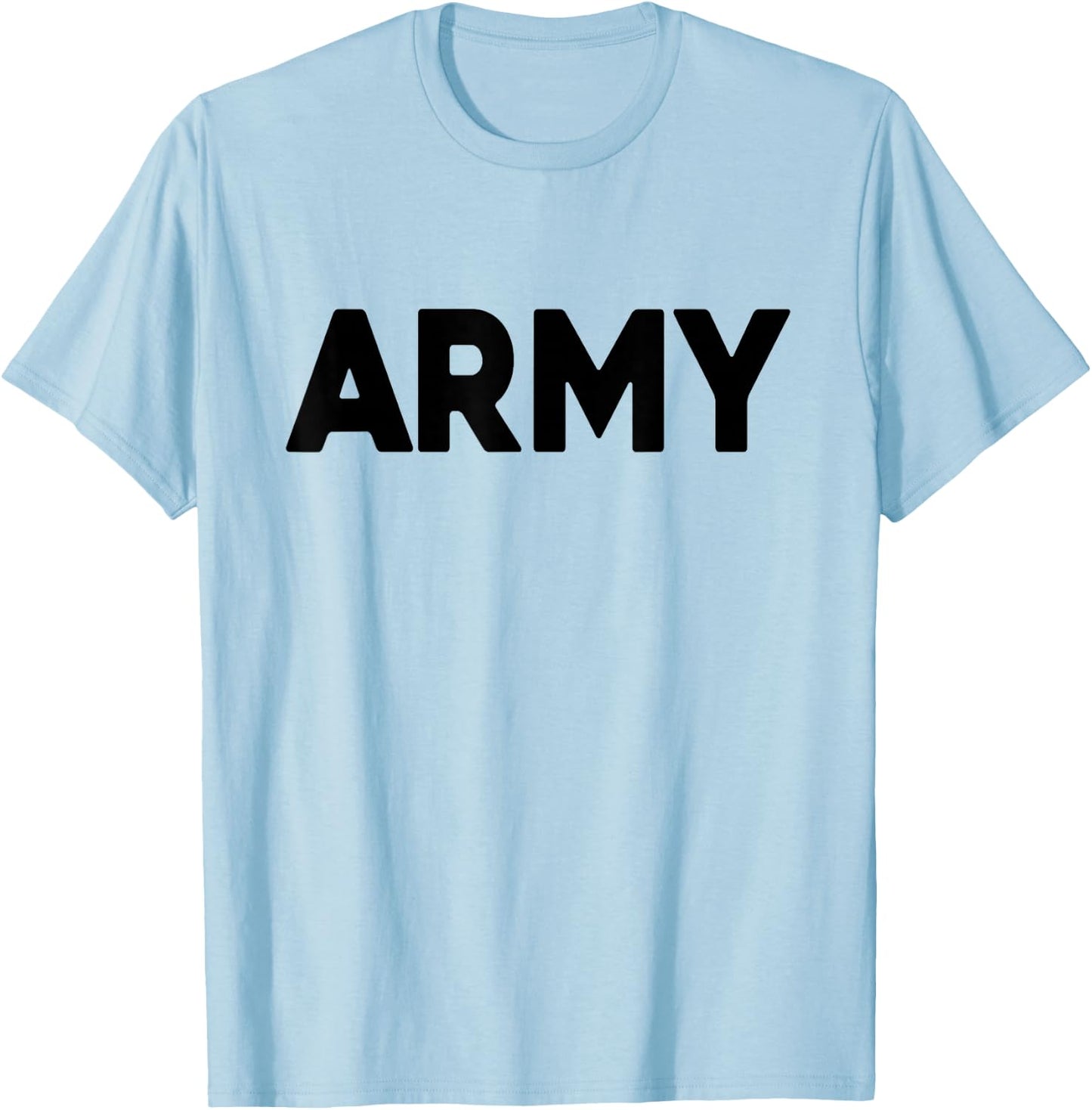 Army Physical Training Vintage USA Soldier Military Green US T-Shirt - T-Shirt | Light Blue