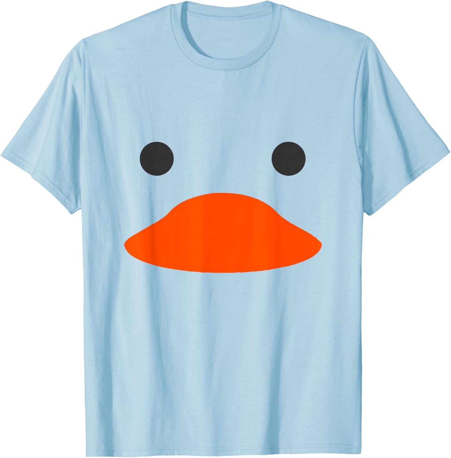 Easter Rubber Duck Face Halloween Costume Funny Duckling T-Shirt - T-Shirt | Light Blue