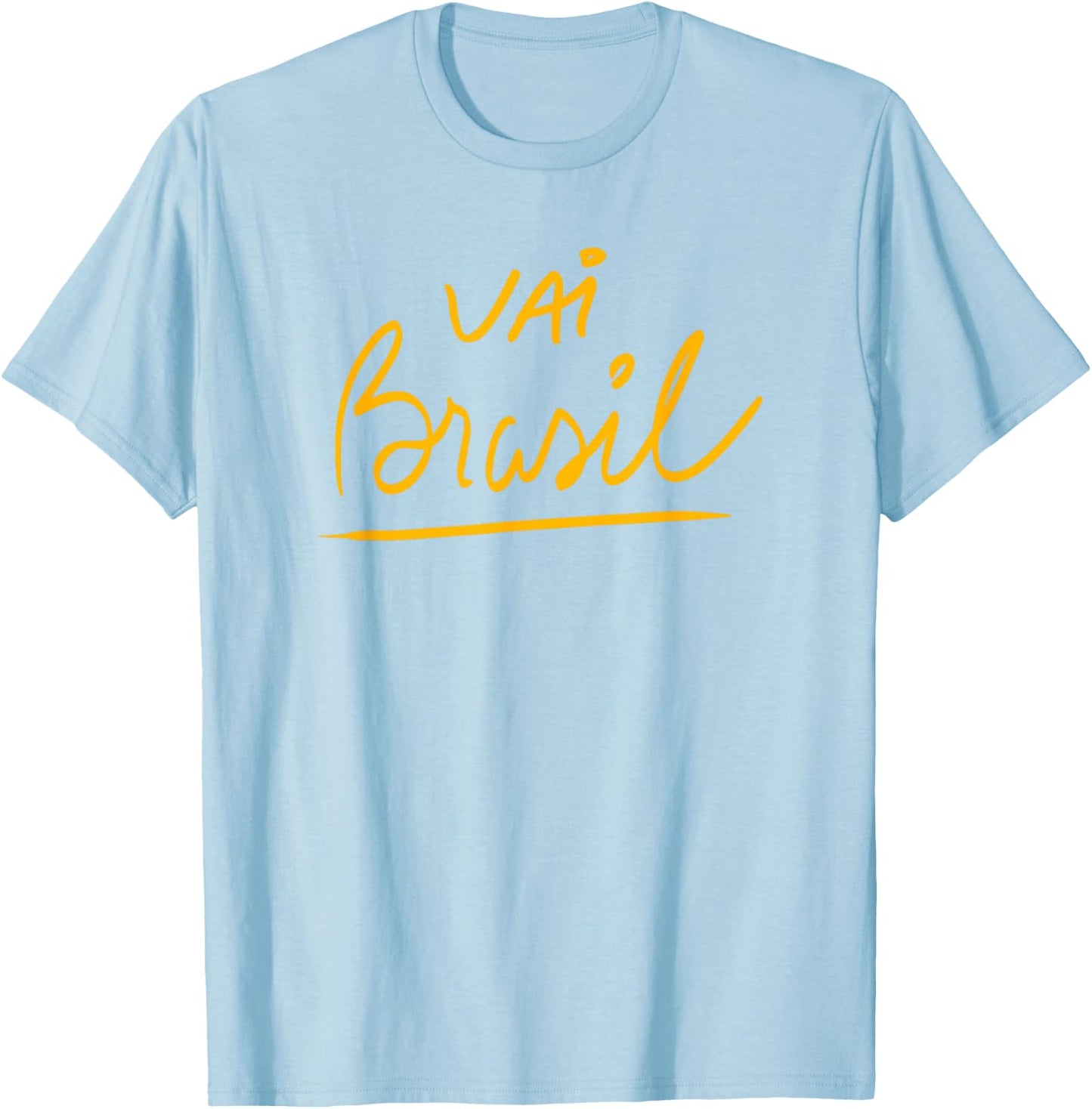 Brasil Brazil Soccer Jersey Football Brazilian Flag Camisa T-Shirt - T-Shirt | Light Blue