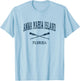 Anna Maria Island Florida Vintage Nautical Paddles Sports Oa T-Shirt - T-Shirt | Light Blue