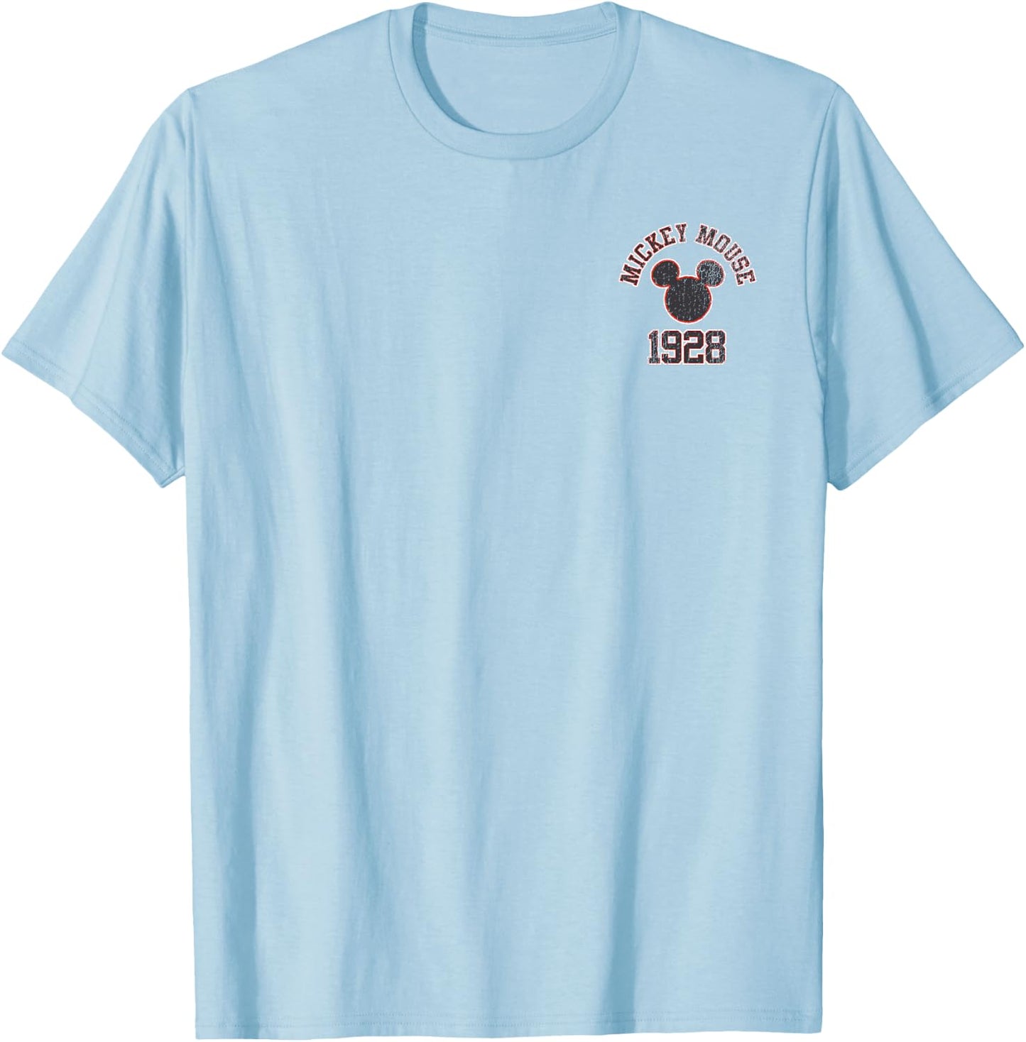 Disney Mickey and Friends Mickey Mouse 1928 Front & Back T-Shirt - T-Shirt | Light Blue