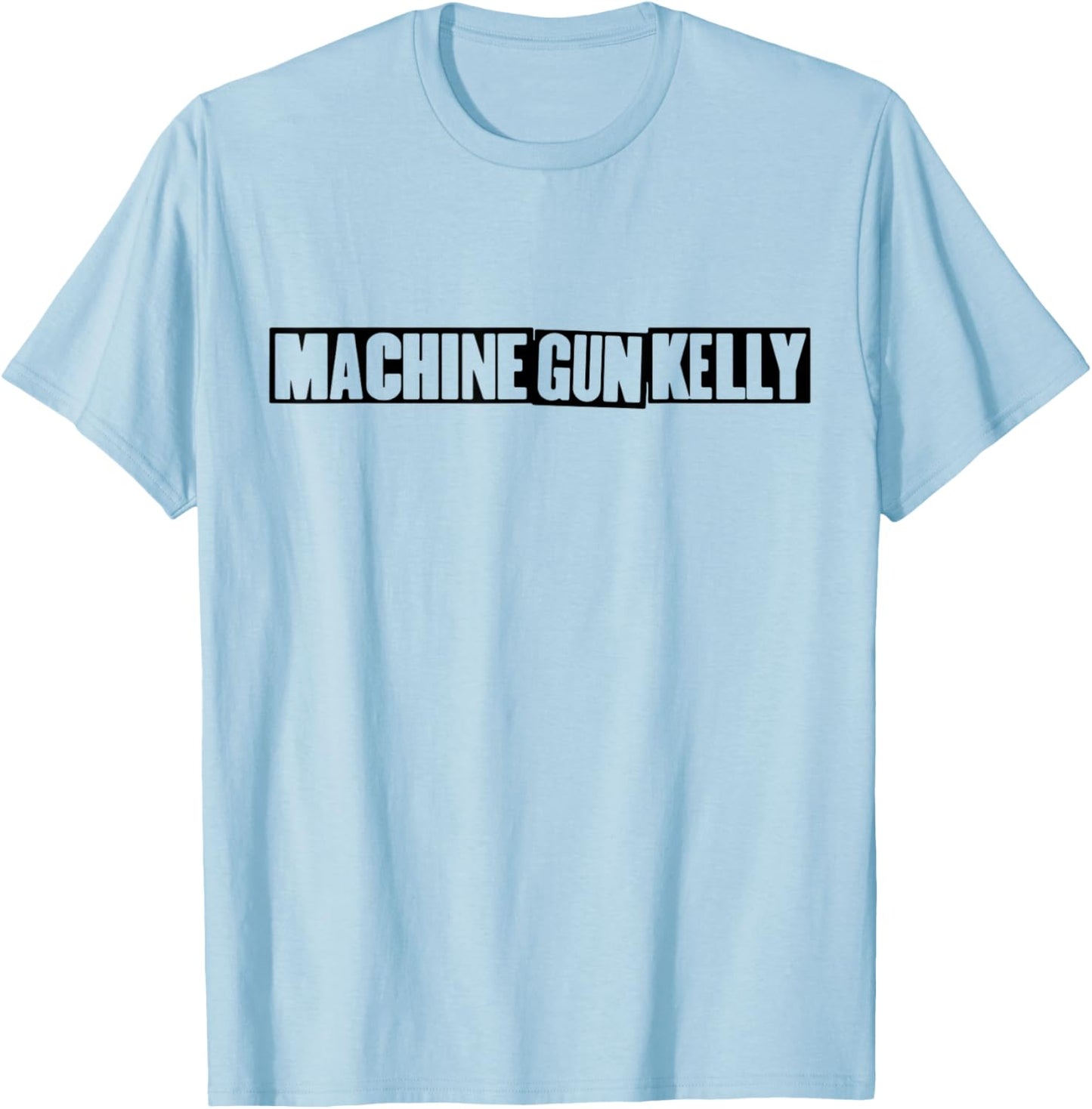 Official Machine Gun Kelly Logo T-Shirt - T-Shirt | Light Blue