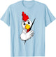 Chicken Farmer Kids Women Boys Girls T-Shirt - T-Shirt | Light Blue