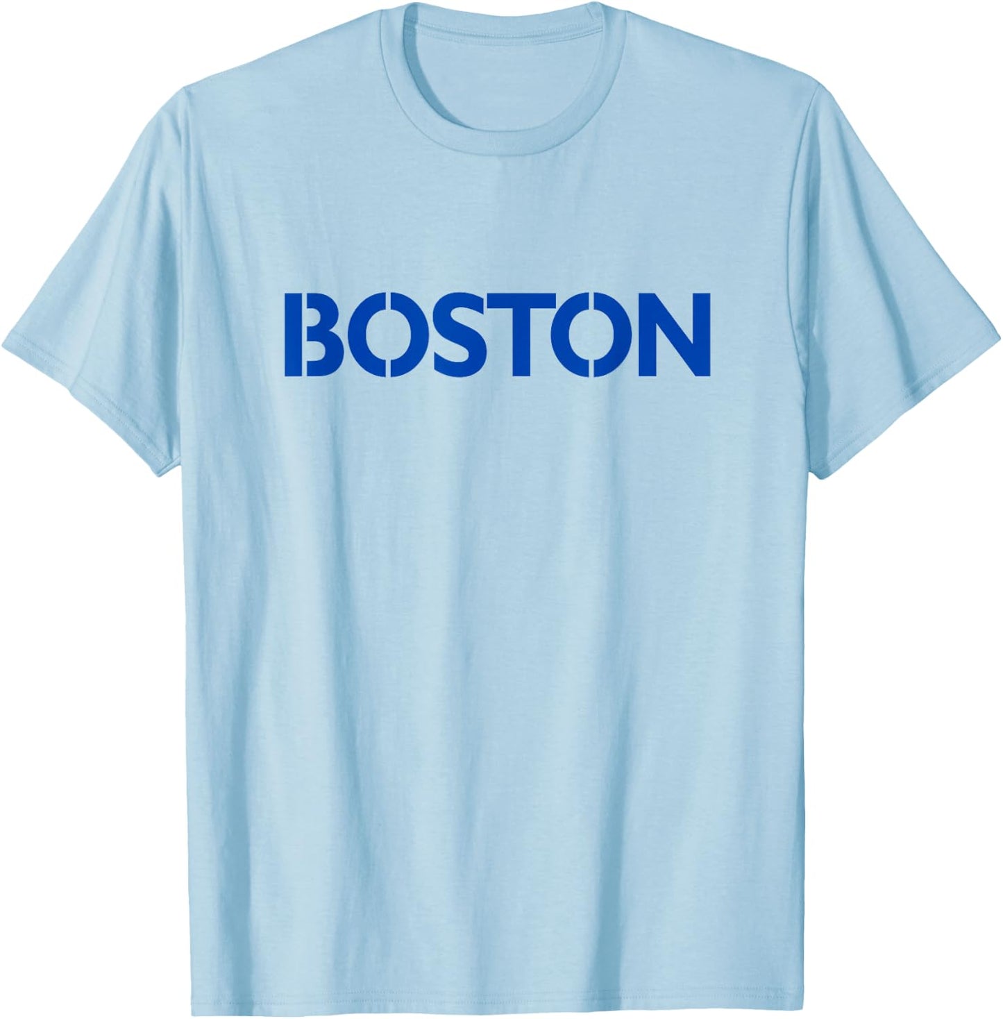 Retro Yellow Boston Vintage Throwback Running T-Shirt - T-Shirt | Light Blue