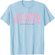 Retro Atlanta Georgia Vintage Preppy Throwback Girls Kid T-Shirt - T-Shirt | Light Blue