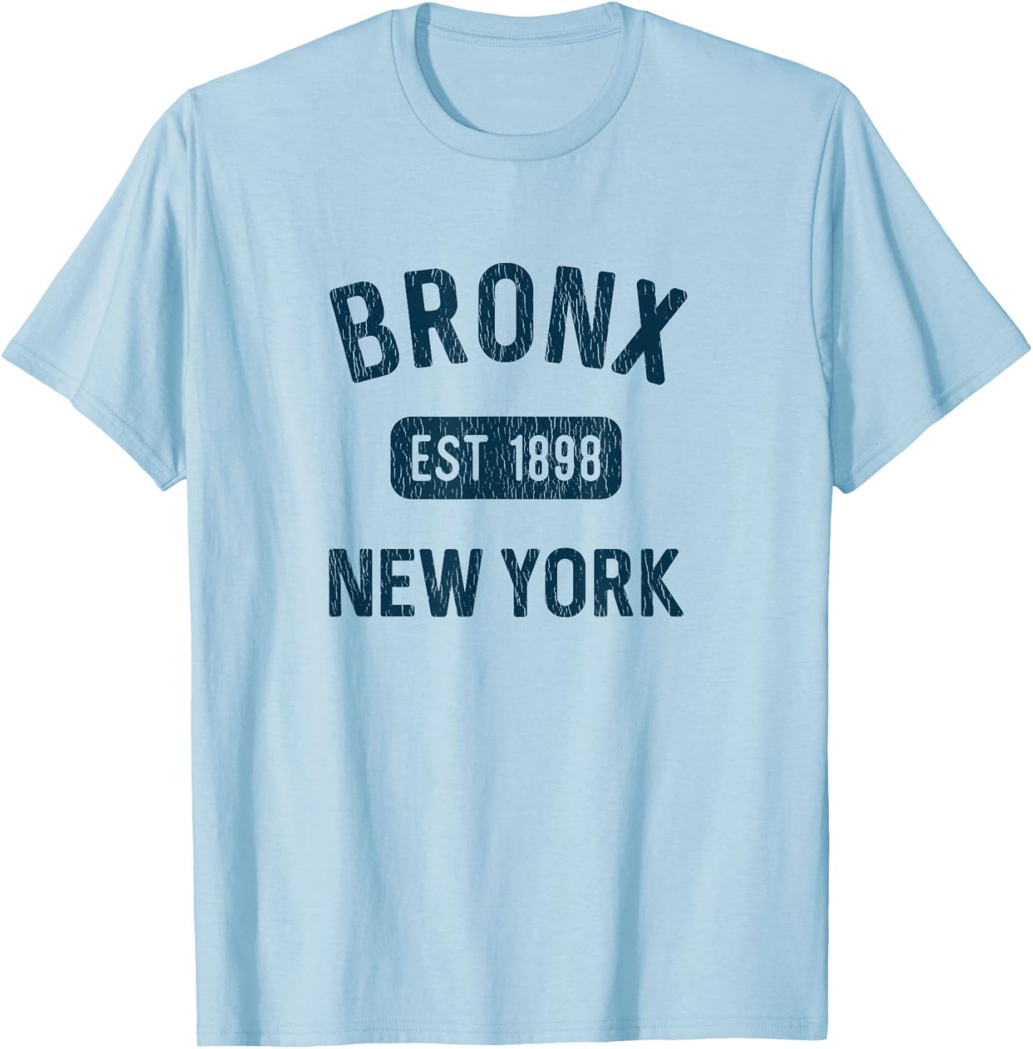 Bronx NY Gifts Souvenir New York City Vintage Bronx EST 1898 T-Shirt - T-Shirt | Light Blue