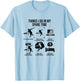 Things I Do In My Spare Time, Funny Ultimate Frisbee T-Shirt - T-Shirt | Light Blue