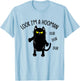 Look I'm A Hooman Funny Cat T-Shirt - T-Shirt | Light Blue