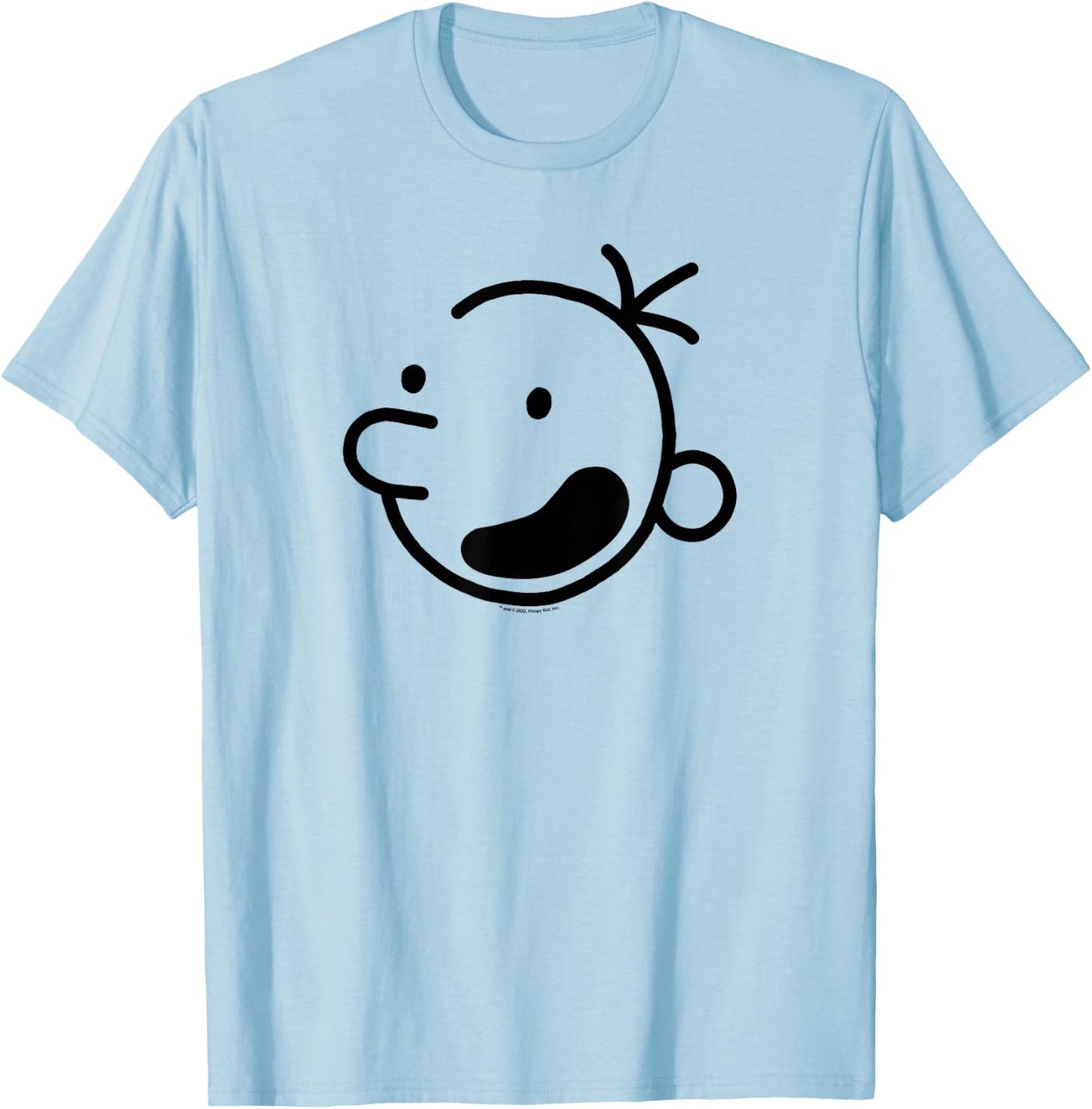 Diary of a Wimpy Kid Wimpy Kid Head Small T-Shirt - T-Shirt | Light Blue