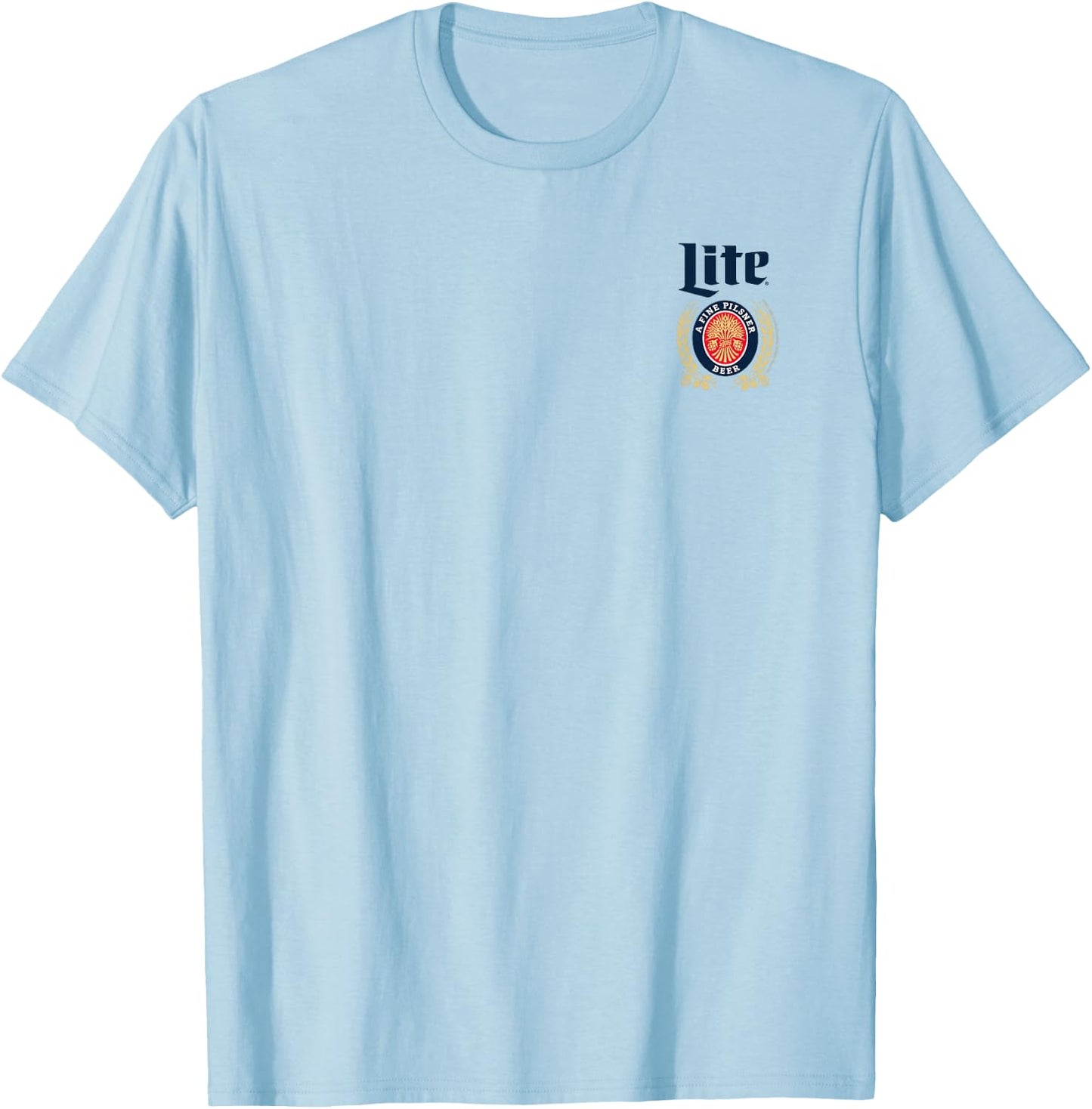 Miller Lite - Logo T-Shirt - T-Shirt | Light Blue