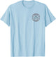 Santa Cruz Beach California CA Retro Surfer Front & Back T-Shirt - T-Shirt | Light Blue