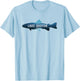Lake Gaston North Carolina Virginia Fishing T-Shirt - T-Shirt | Light Blue