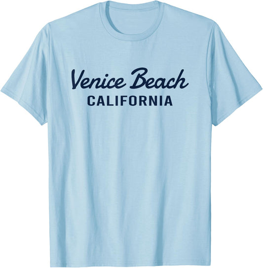 Venice Beach - California - Throwback Design - Classic T-Shirt - T-Shirt | Light Blue