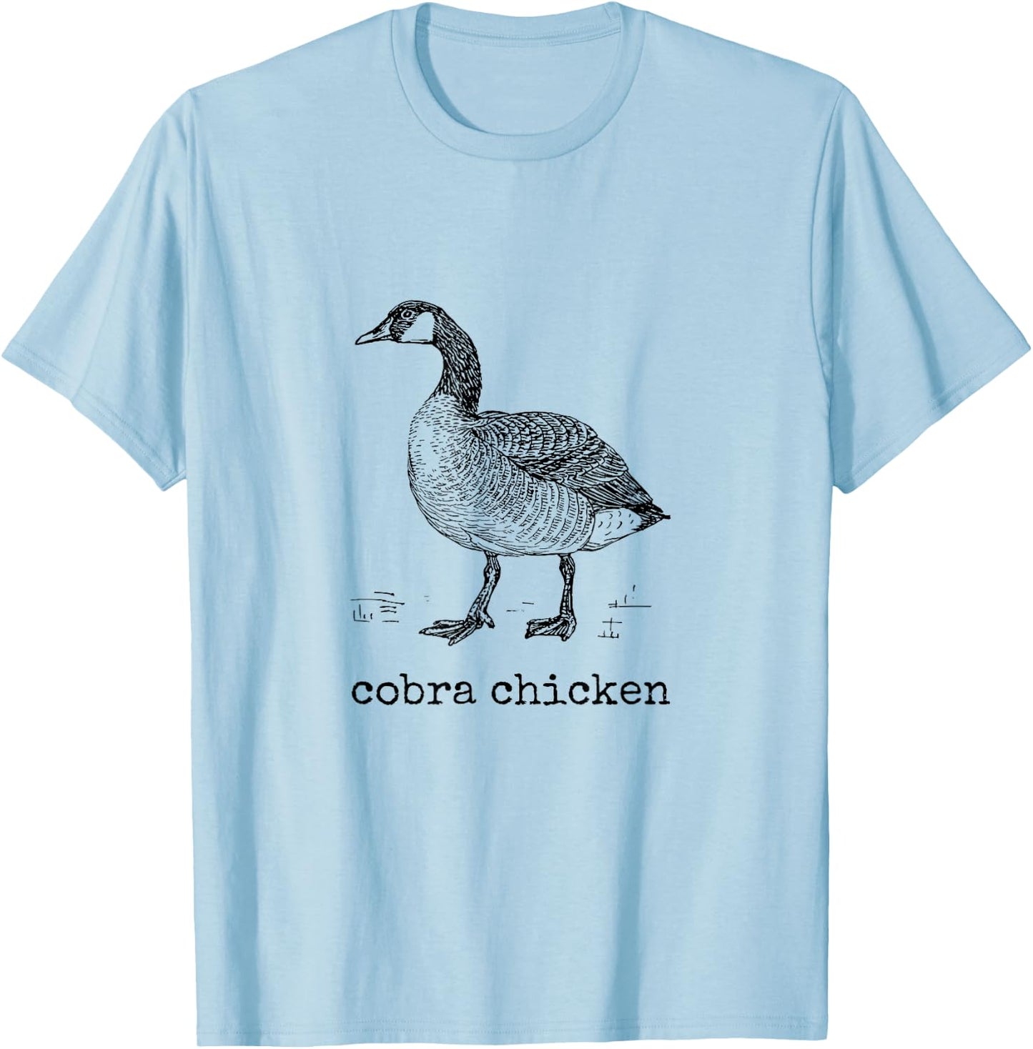 Cobra Chicken Funny Goose Wrong Animal Name Joke T-Shirt - T-Shirt | Light Blue