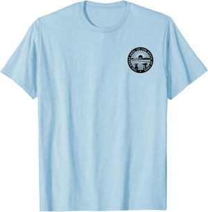Ohio State Seal Flag T-Shirt - T-Shirt | Light Blue