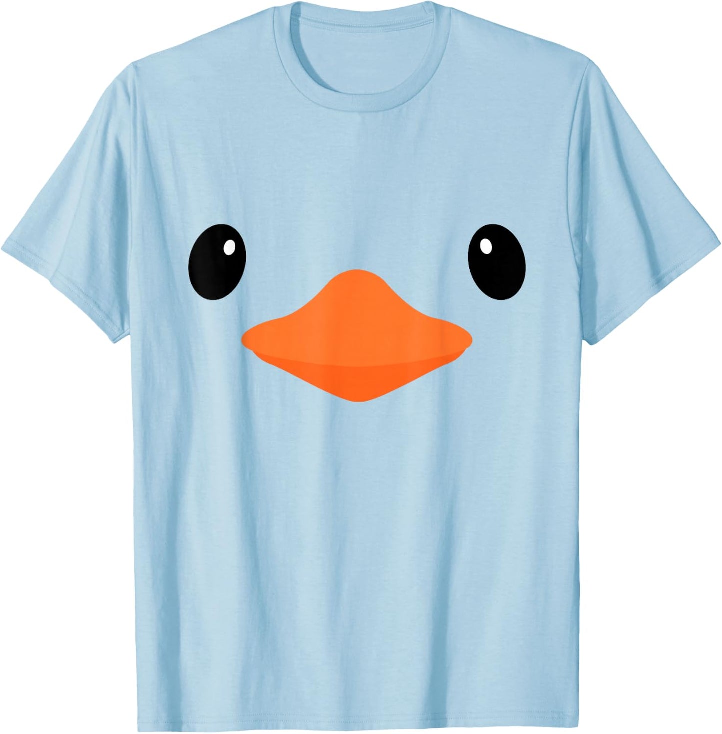 Duck Face Costume Halloween Animal T-Shirt - T-Shirt | Light Blue
