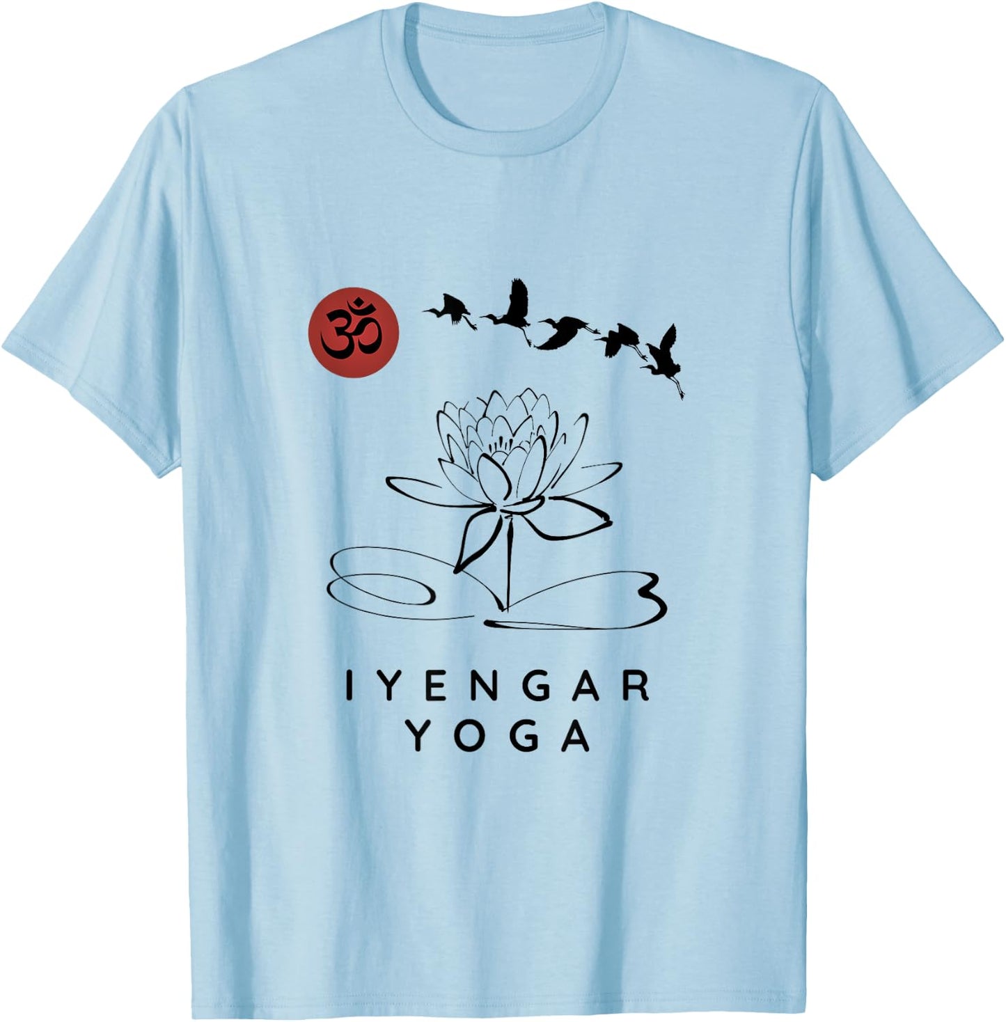 Iyengar Yoga Instructor / Iyengar Yoga Beginner Design T-Shirt - T-Shirt | Light Blue