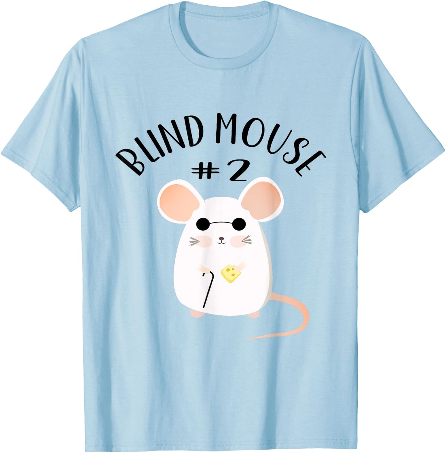 Halloween Matching Group #2-3 Blind Mice Costume T-Shirt - T-Shirt | Light Blue
