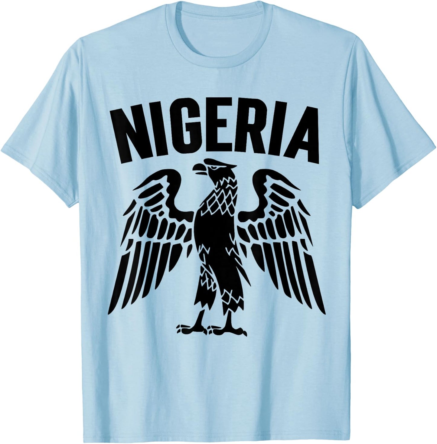 Nigeria & Nigerian Eagle. , Women & Kids. Up Nigeria T-Shirt - T-Shirt | Light Blue