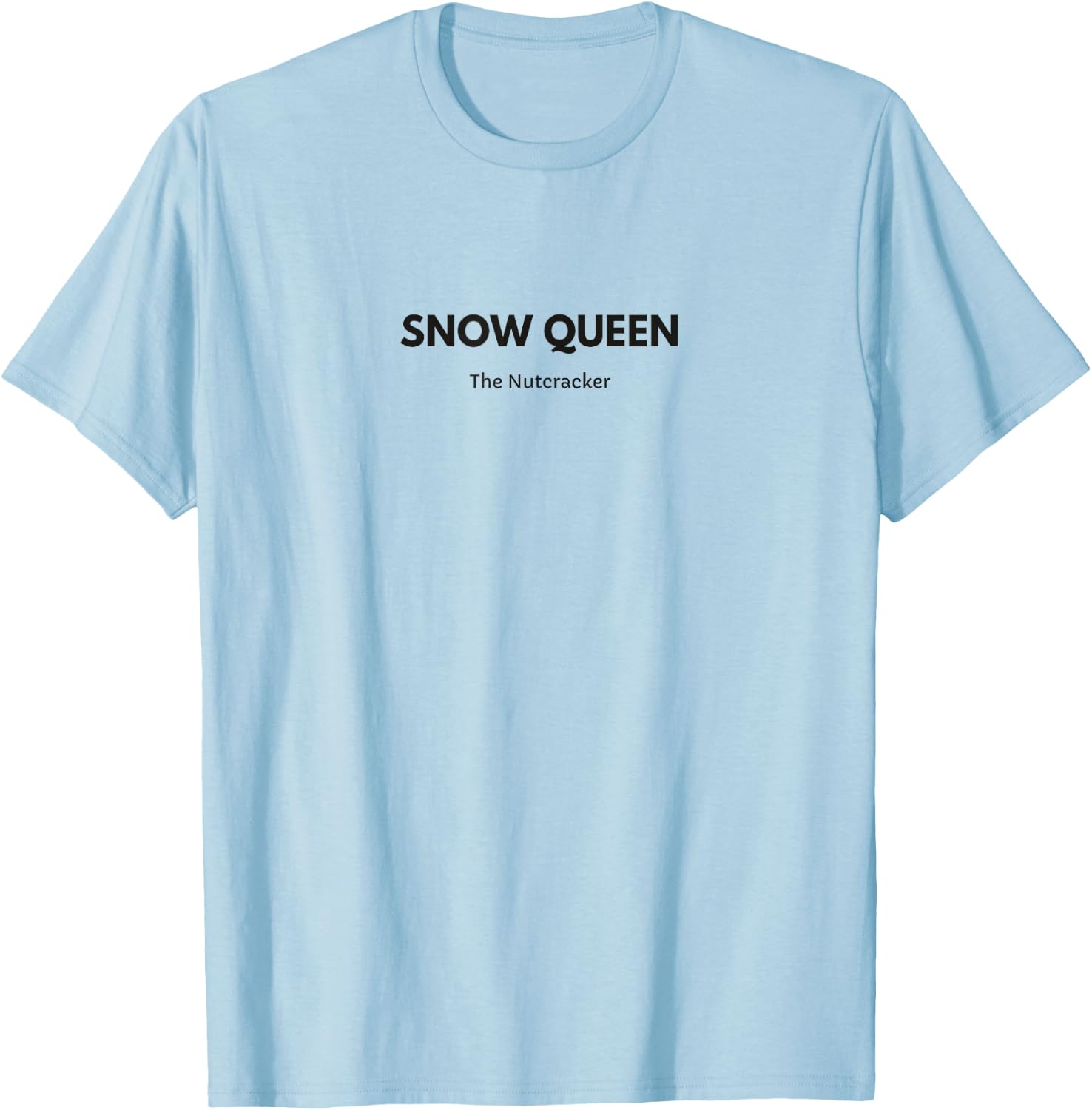 SNOW QUEEN THE NUTCRACKER Christmas Ballet Dancer Graphic T-Shirt - T-Shirt | Light Blue