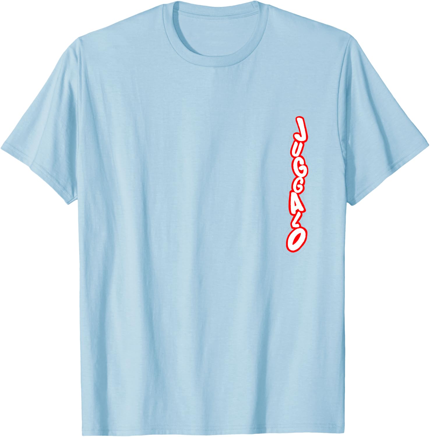 Minimal Juggalo Jumble (Vertical) T-Shirt - T-Shirt | Light Blue