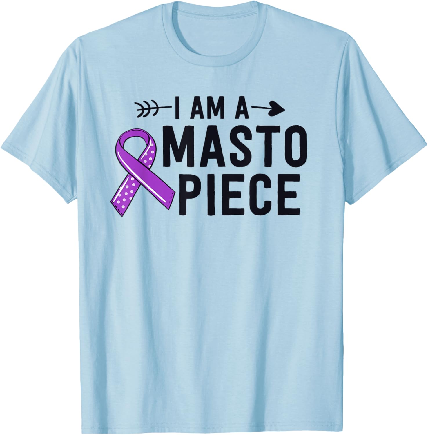 I Am A Masto Piece Mastocytosis Awareness MCAS Boy Girl Kids T-Shirt - T-Shirt | Light Blue