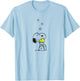 Peanuts - Snoopy Woodstock Hugs and Love T-Shirt - T-Shirt | Light Blue