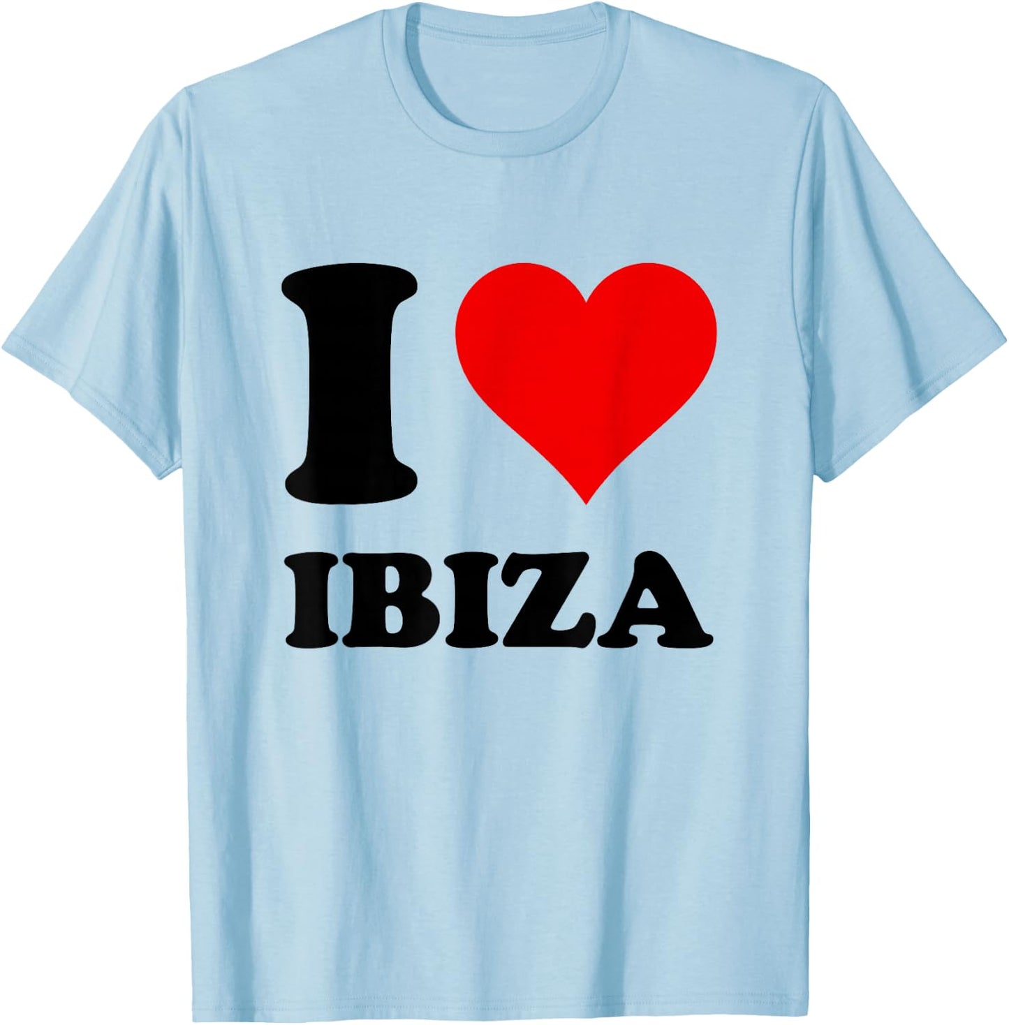 I Love Ibiza T-Shirt - T-Shirt | Light Blue