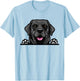 Black Lab Dog Breed Popping Up Fun Labrador Retriever Owner Women Kids T-Shirt - T-Shirt | Light Blue