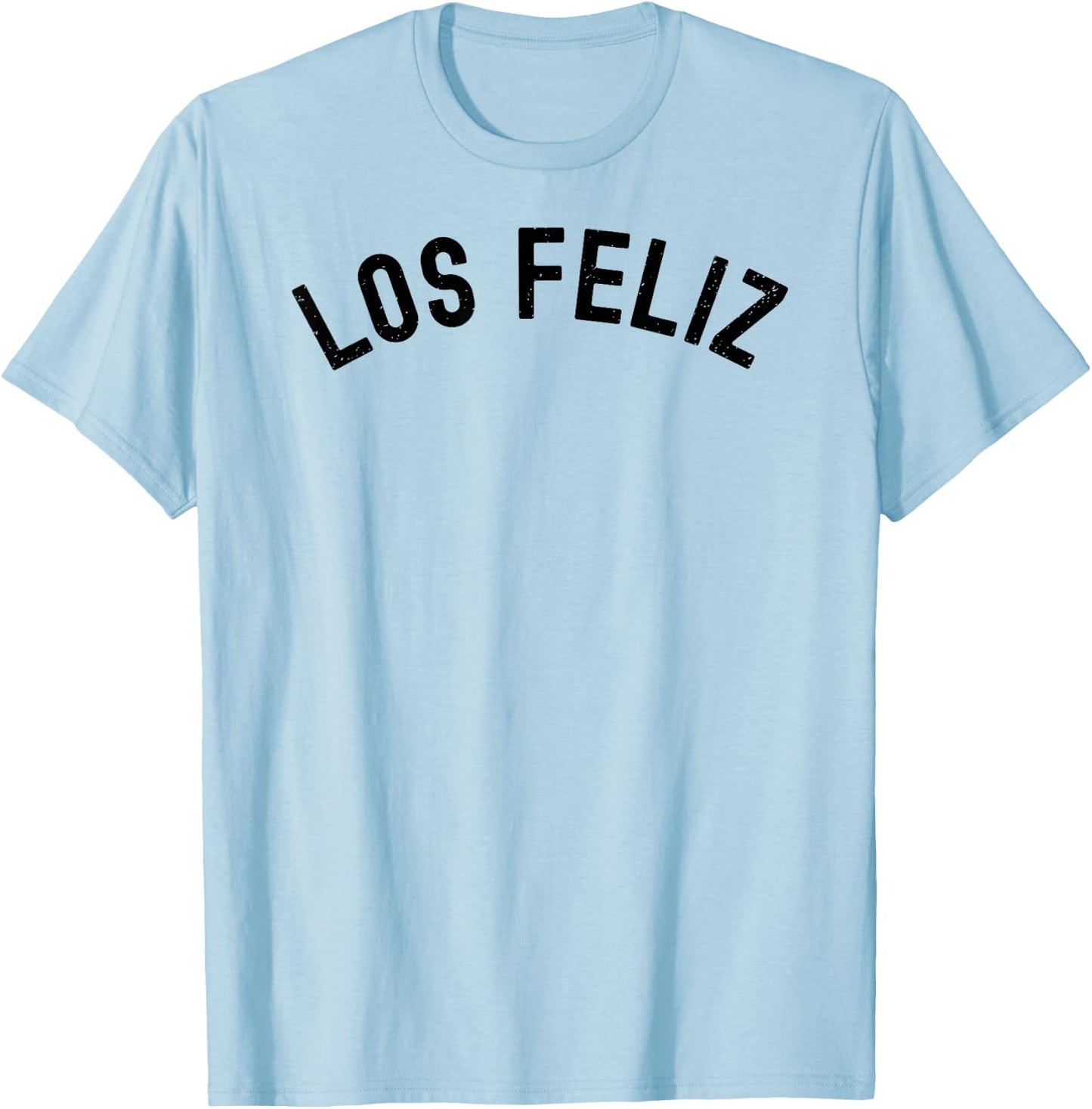 Los Feliz Los Angeles Atwater Village Hollywood 323 818 T-Shirt - T-Shirt | Light Blue