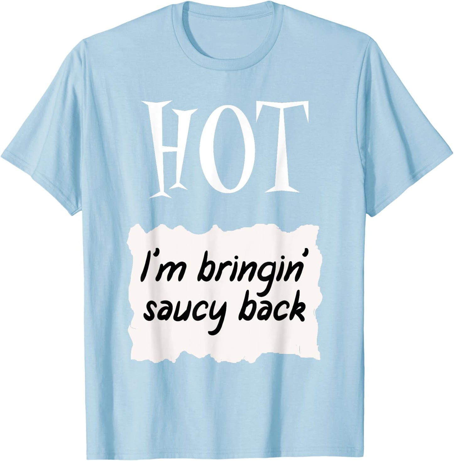 HOT SAUCES Group Halloween Costumes TACO SAUCE T-Shirt - T-Shirt | Light Blue