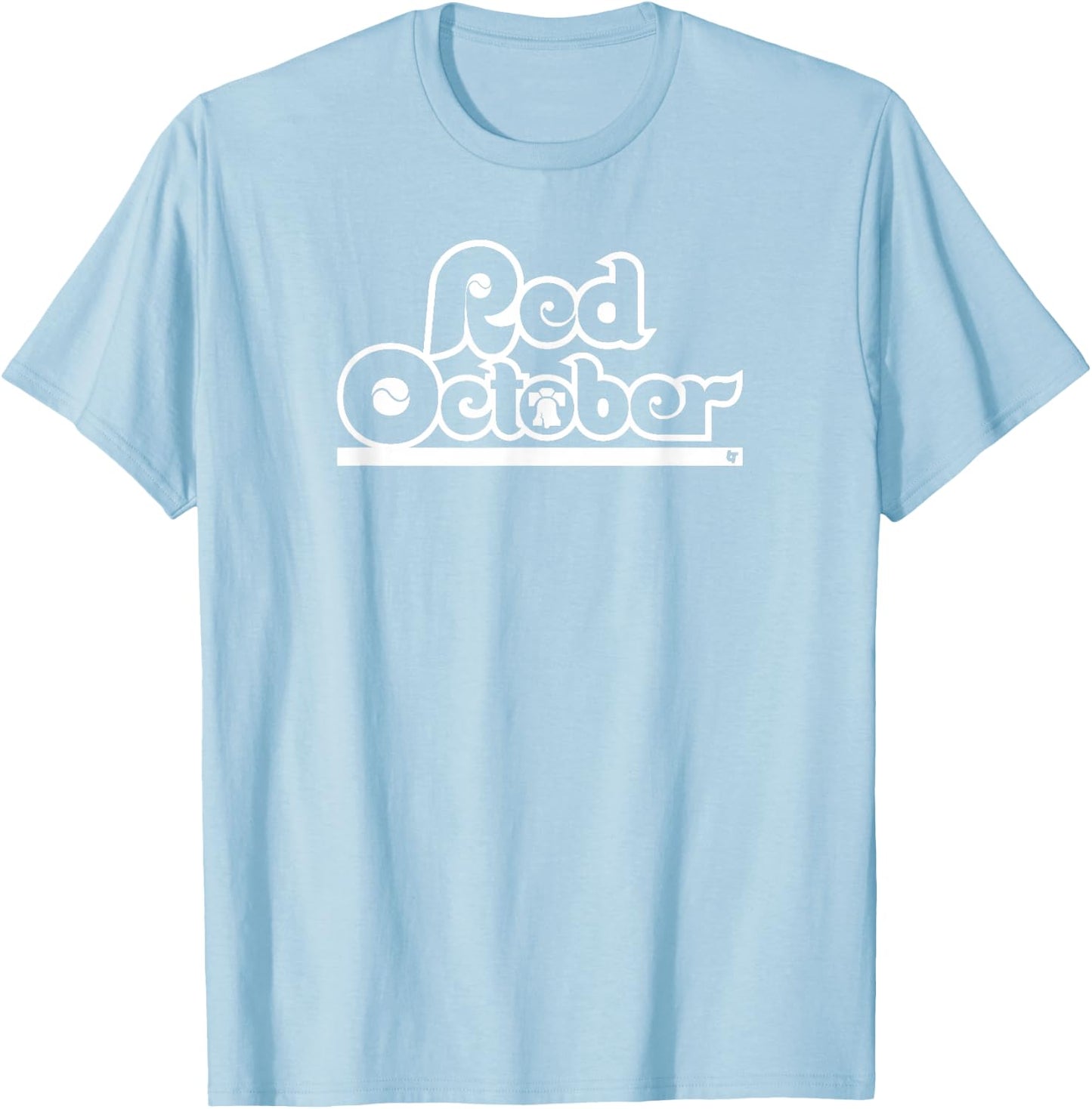 Red October - Philadelphia Baseball T-Shirt - T-Shirt | Light Blue