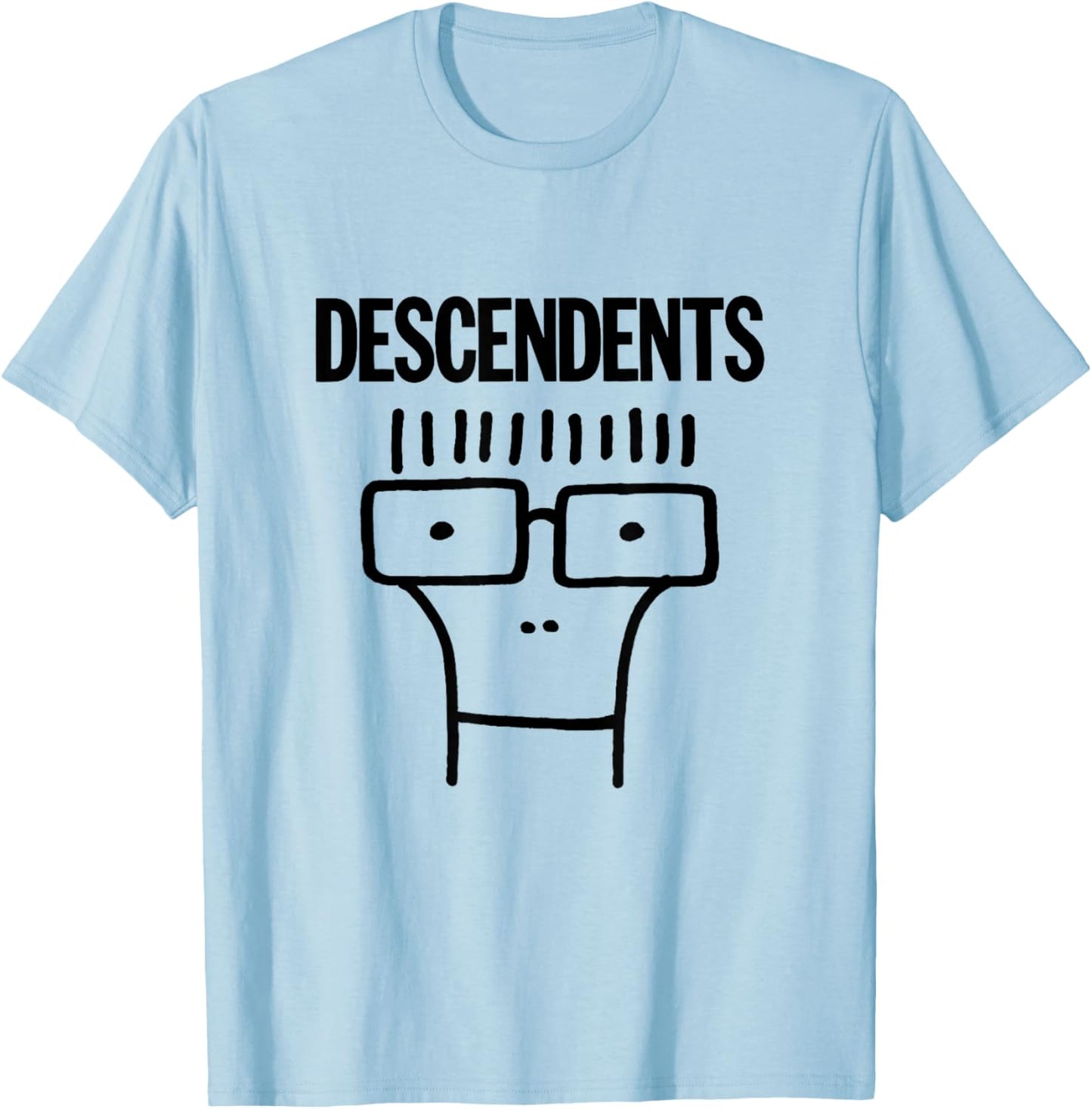 Descendents - Official Merchandise - Milo Outline T-Shirt - T-Shirt | Light Blue