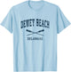 Dewey Beach Delaware Vintage Nautical Paddles Sports Oars Men Women Kids T-Shirt - T-Shirt | Light Blue
