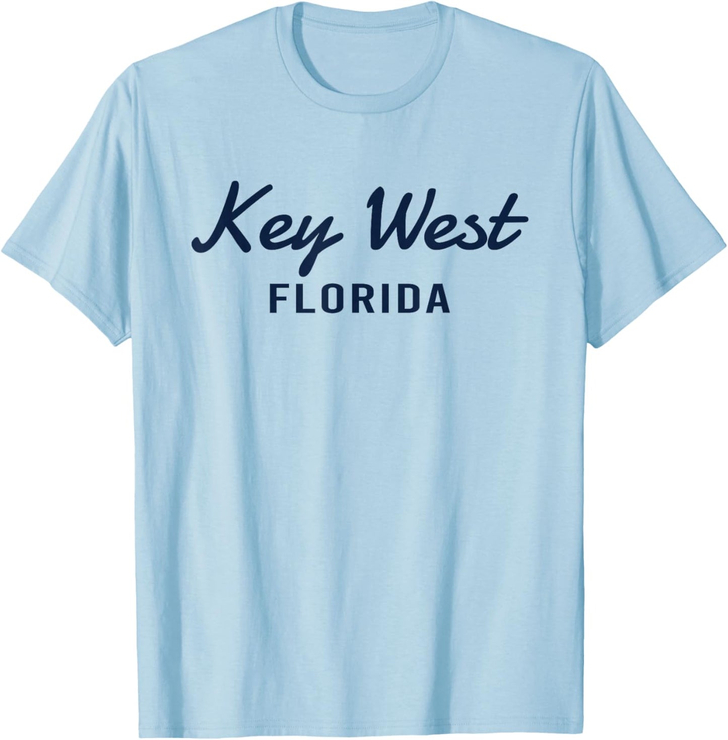 Key West - Florida - Throwback Design - Classic T-Shirt - T-Shirt | Light Blue