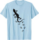 Cool Lizard Herpetology Reptile Lover Funny Lizard Retro T-Shirt - T-Shirt | Light Blue