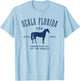 Ocala Florida USA Horse Capital Vintage Equestrian Design T-Shirt - T-Shirt | Light Blue
