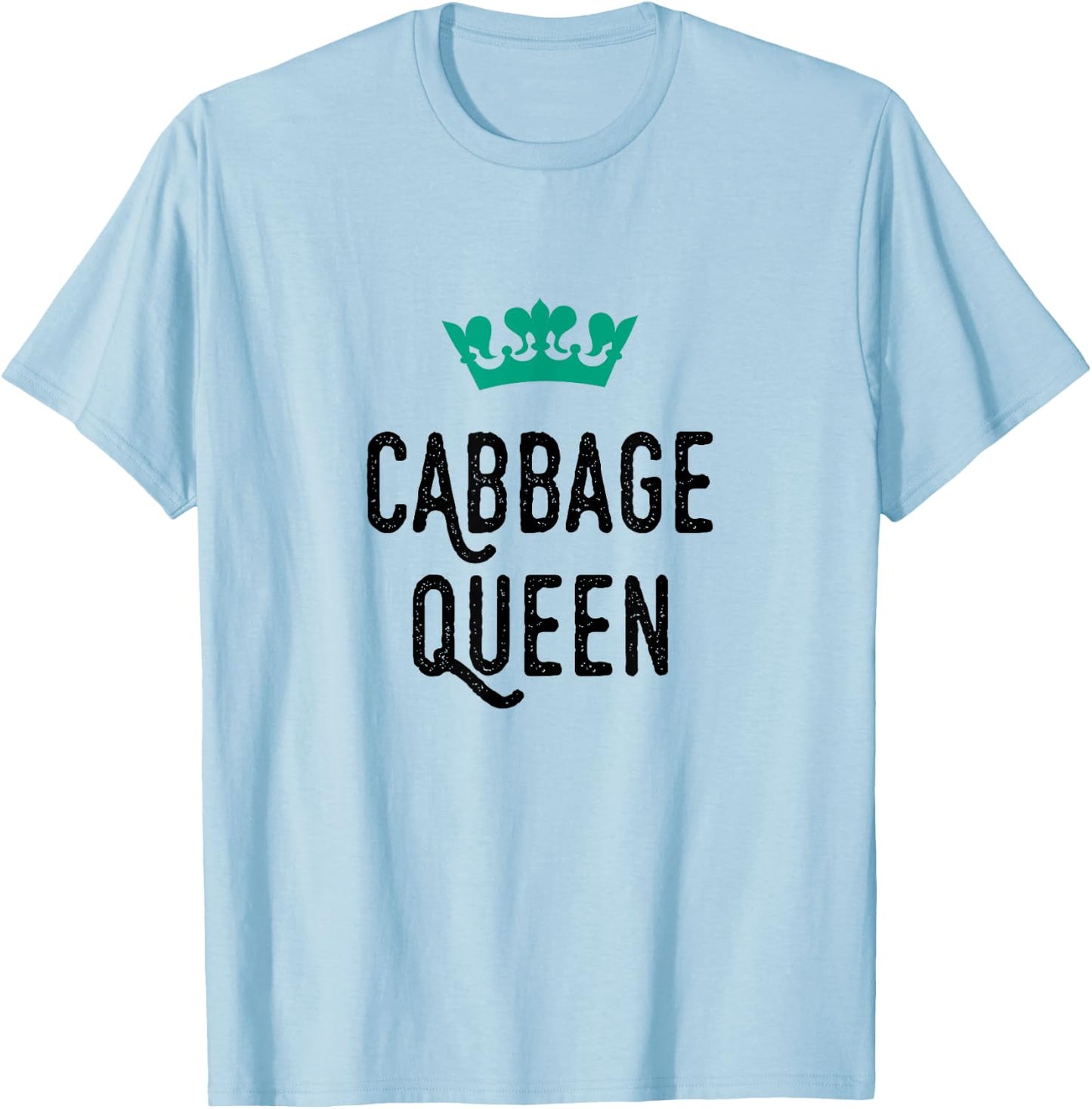 Cabbage Queen, Cabbage Lover, Cute T-Shirt - T-Shirt | Light Blue