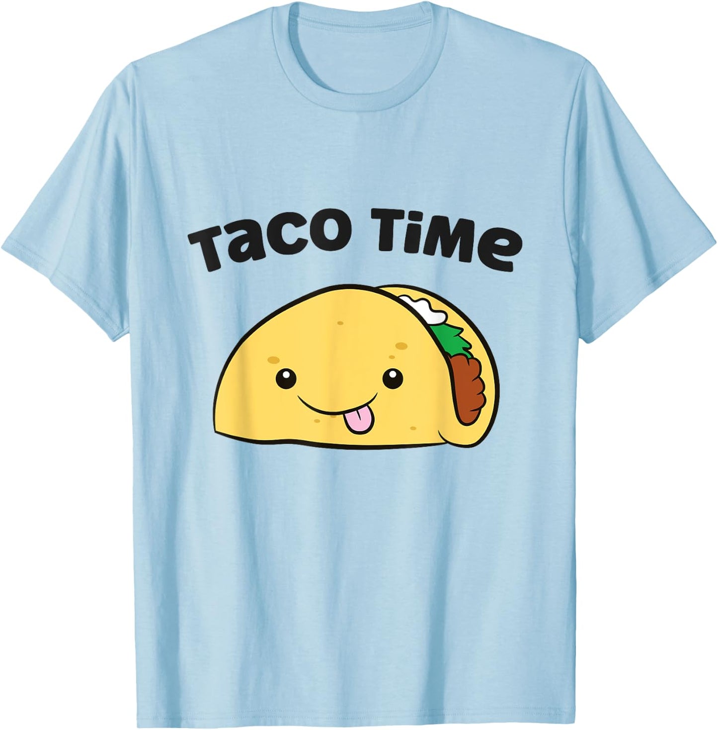 Taco Time Taco Tuesday Love Tacos T-Shirt - T-Shirt | Light Blue