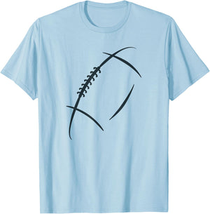 American Football Graphic, Football T-Shirt - T-Shirt | Light Blue