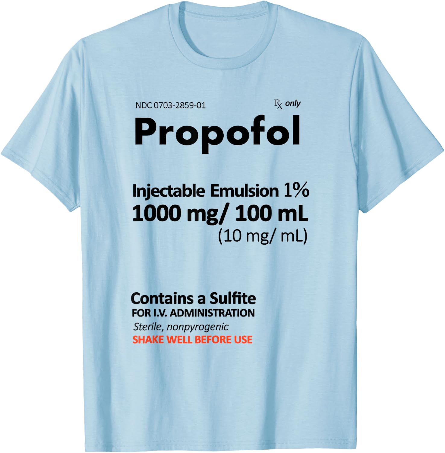 PROPOFOL Women's Classic Fit Grey Cotton T-Shirt - T-Shirt | Light Blue